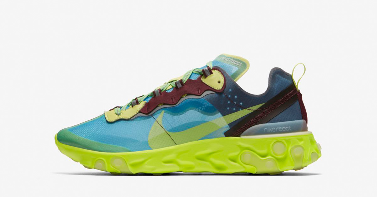 Undercover x Nike React Element 87 Lakeside Electric Yellow