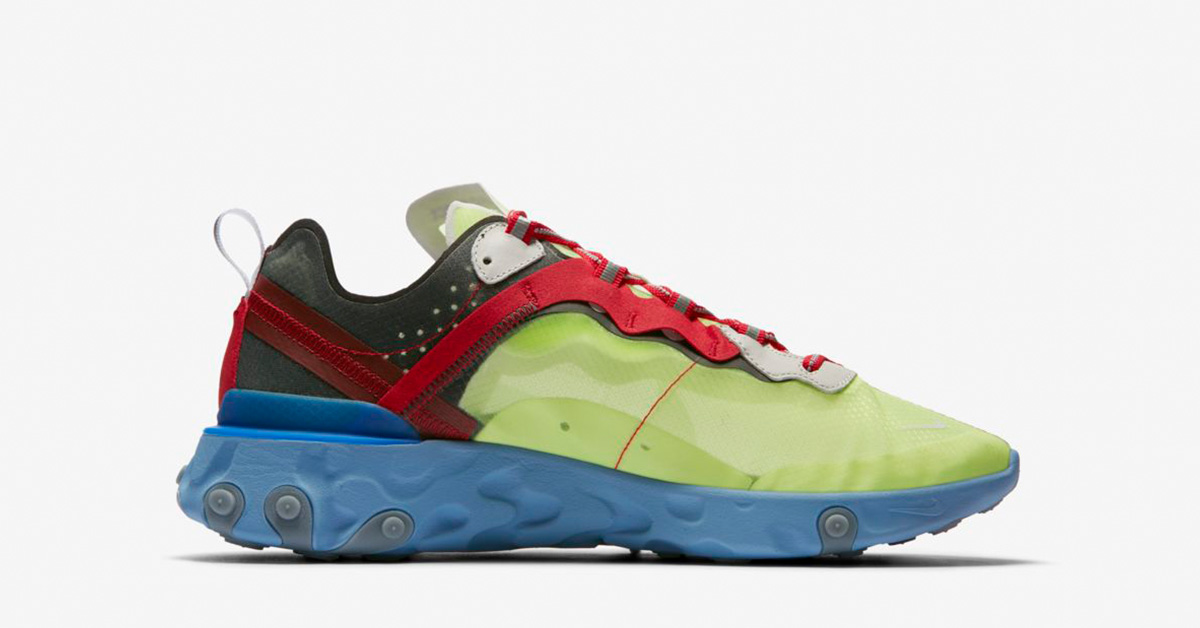 Undercover x Nike React Element 87 Volt Black University Red