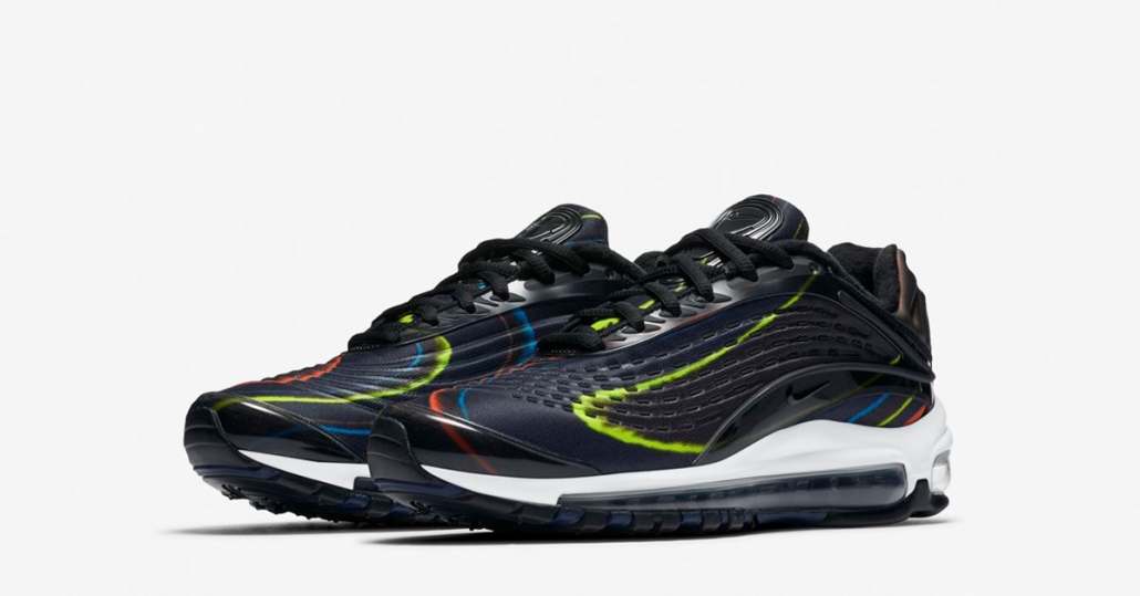 Womens Nike Air Max Deluxe Black Multicolor