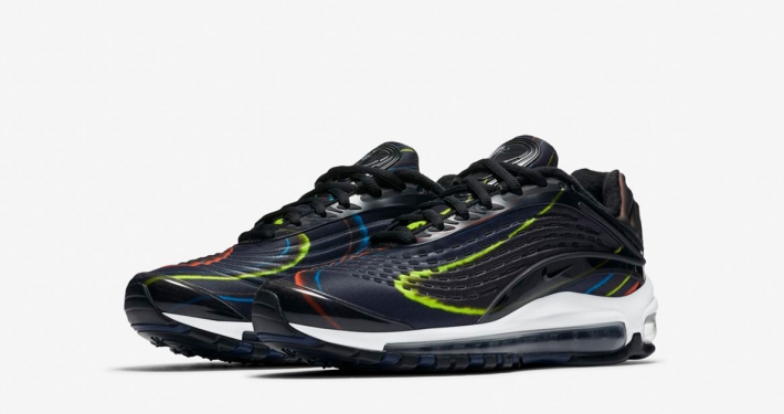 Womens Nike Air Max Deluxe Black Multicolor