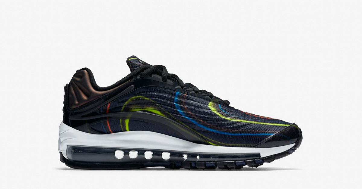 Womens Nike Air Max Deluxe Black Multicolor