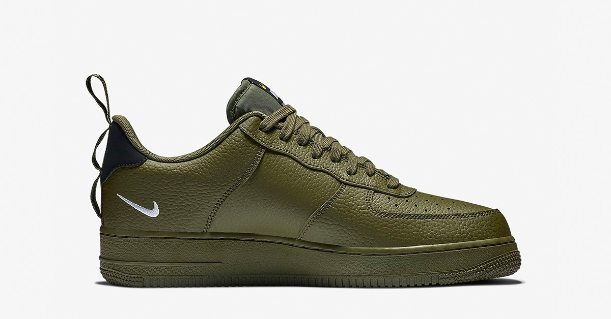 Nike Air Force 1 07 LV8 Utility Olive Canvas AJ7747-300