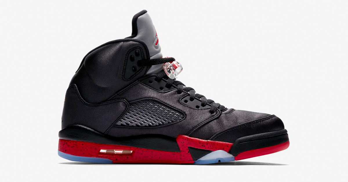 Nike Air Jordan 5 Black University Red