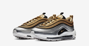 Nike Air Max 97 Guld Sølv AQ4137-700