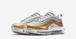 Nike Air Max 97 Sølv Guld AQ4137-001