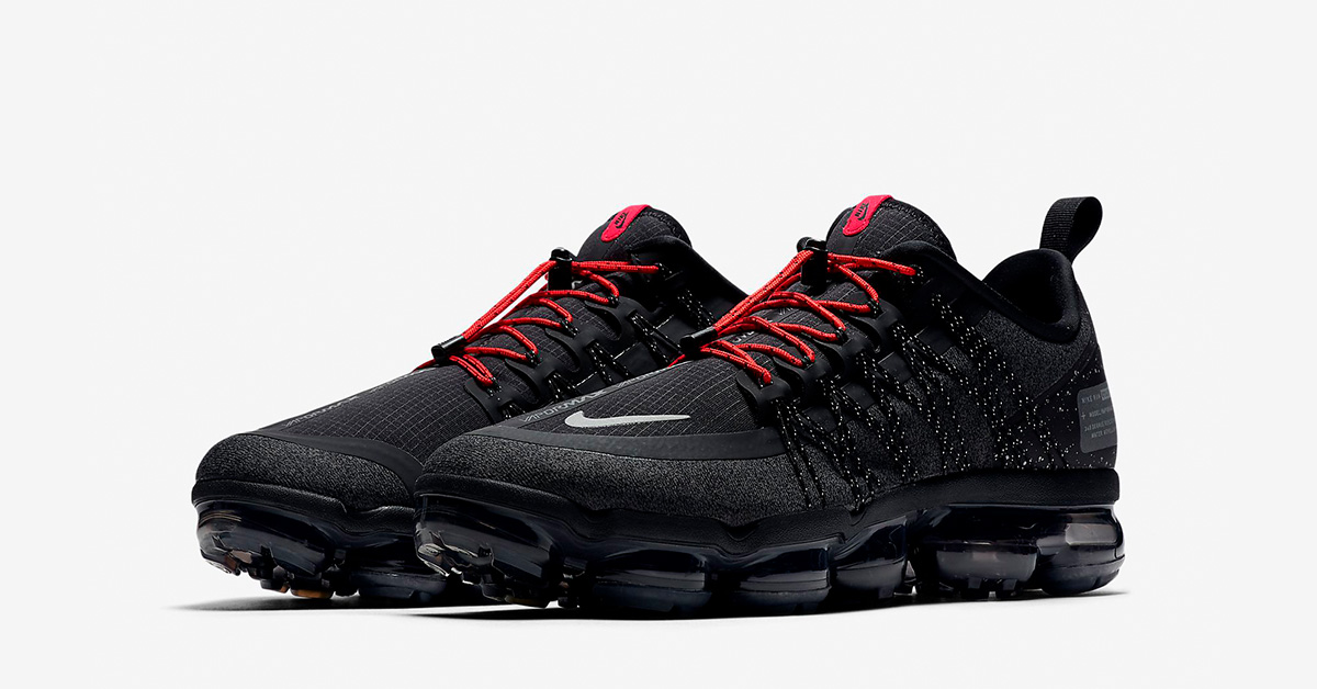 Nike Air VaporMax Run Utility Black Habanero Red AQ8810-001