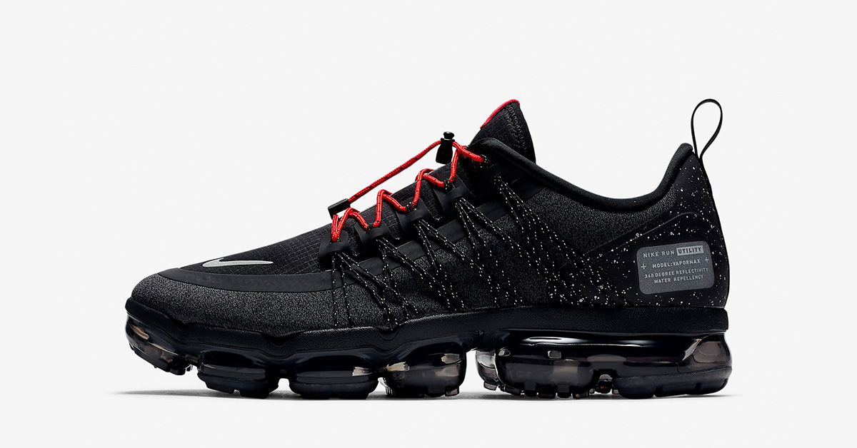 Nike Air VaporMax Run Utility Black Habanero Red AQ8810-001