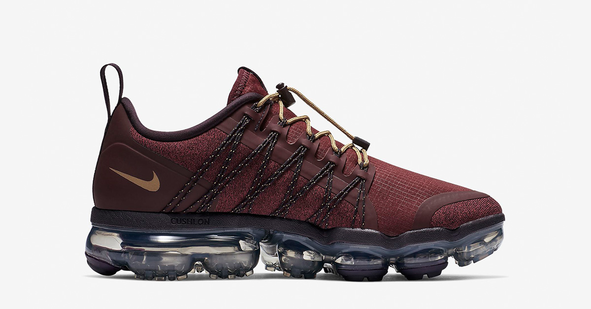 Nike Air VaporMax Run Utility Bordeaux til Kvinder AQ8811-600