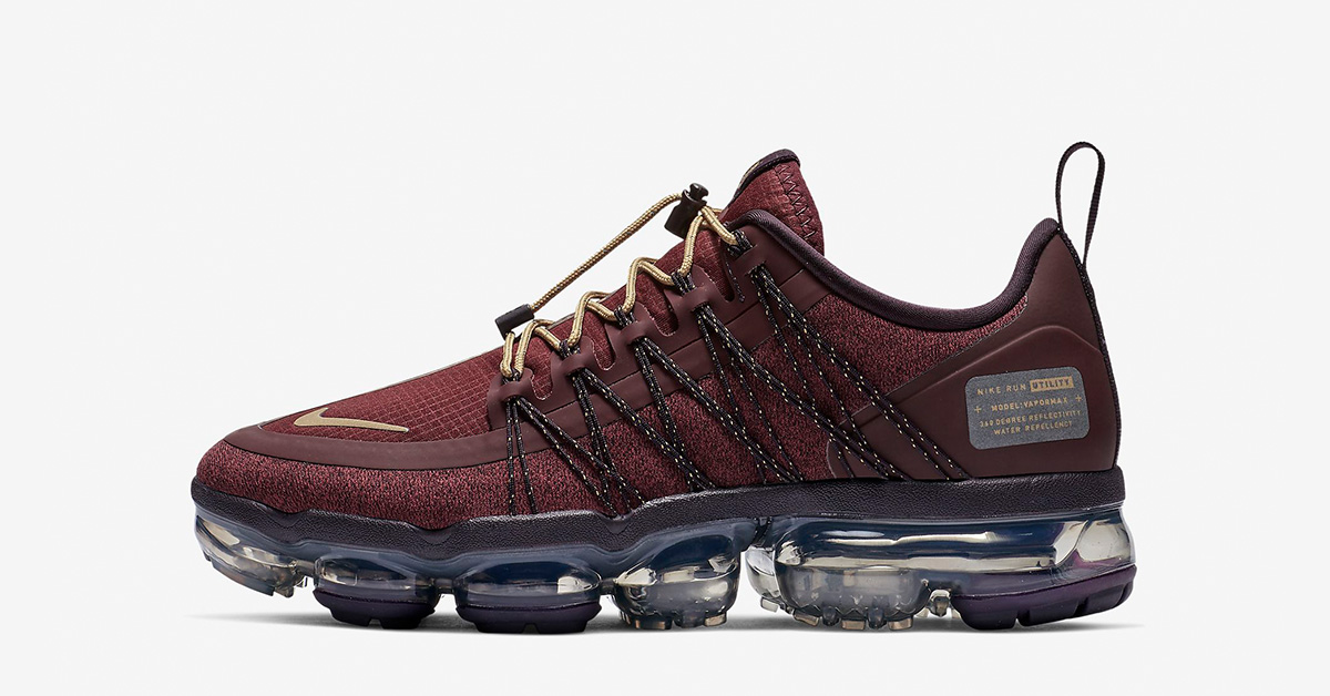 Nike Air VaporMax Run Utility Bordeaux til Kvinder AQ8811-600