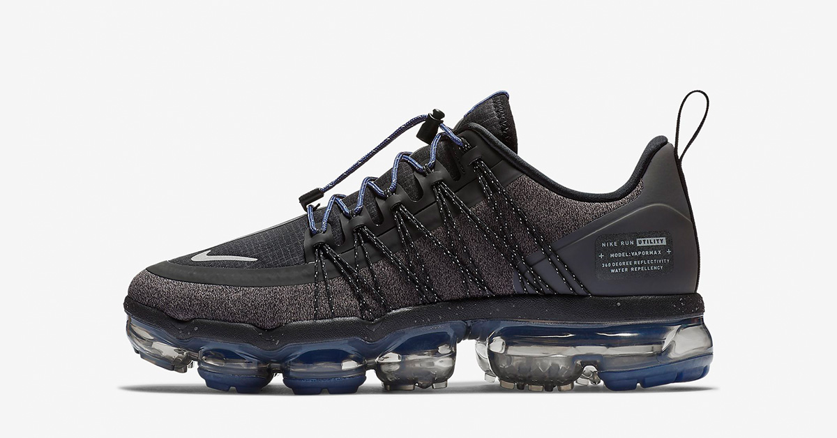 Nike Air VaporMax Run Utility Sort til Kvinder AQ8811-001