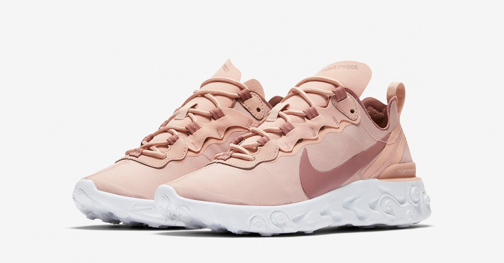 Nike React Element 55 Rosa til kvinder BQ2728-200