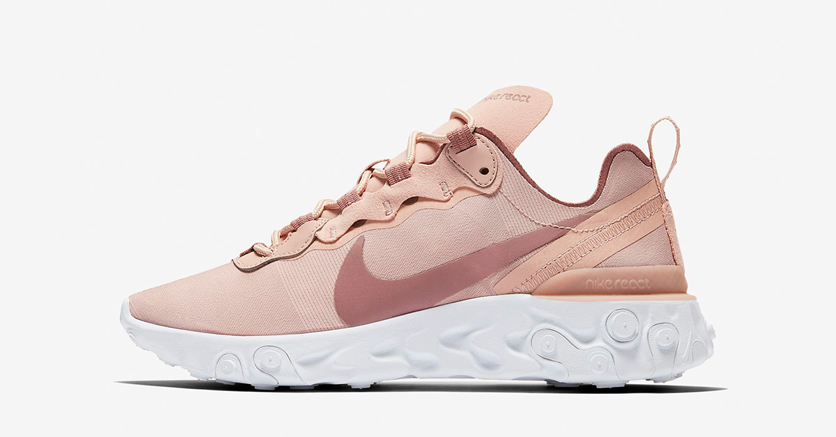 Nike React Element 55 Rosa til kvinder BQ2728-200