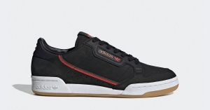 Adidas Continental 80 TFL Sort Rød EE7270