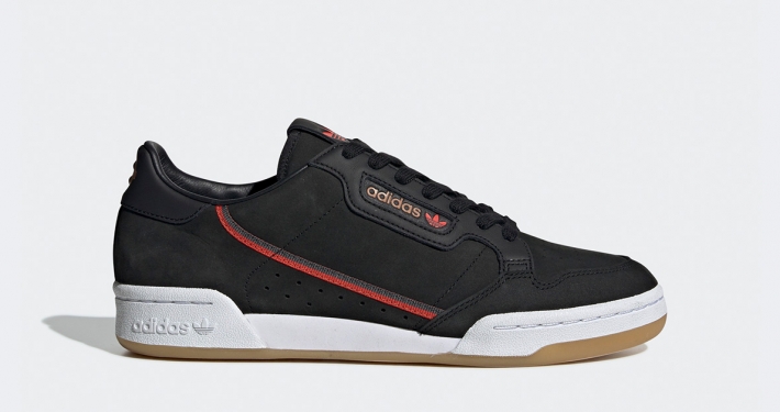 Adidas Continental 80 TFL Sort Rød EE7270