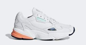 Adidas Falcon Hvid Orange til kvinder Cool Sneakers