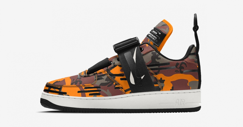 Maharishi x Nike Air Force 1 Utility Cool Sneakers