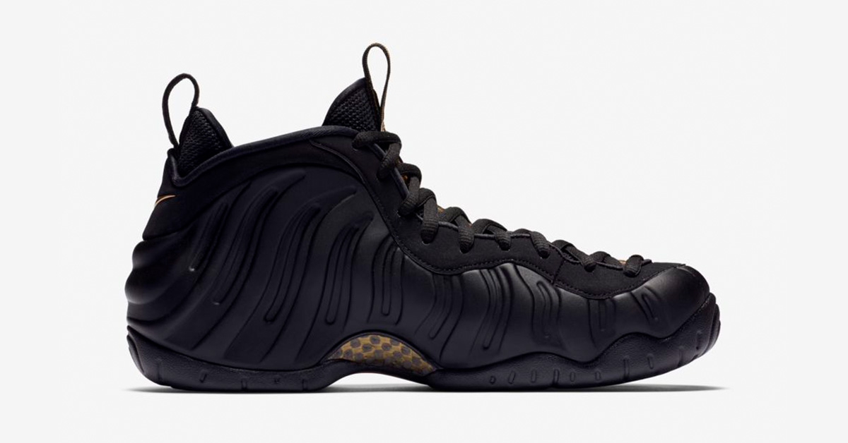 Nike Air Foamposite Pro Black Gold 624041-009