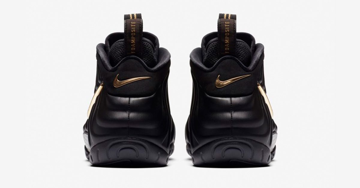 Nike Air Foamposite Pro Black Gold 624041-009