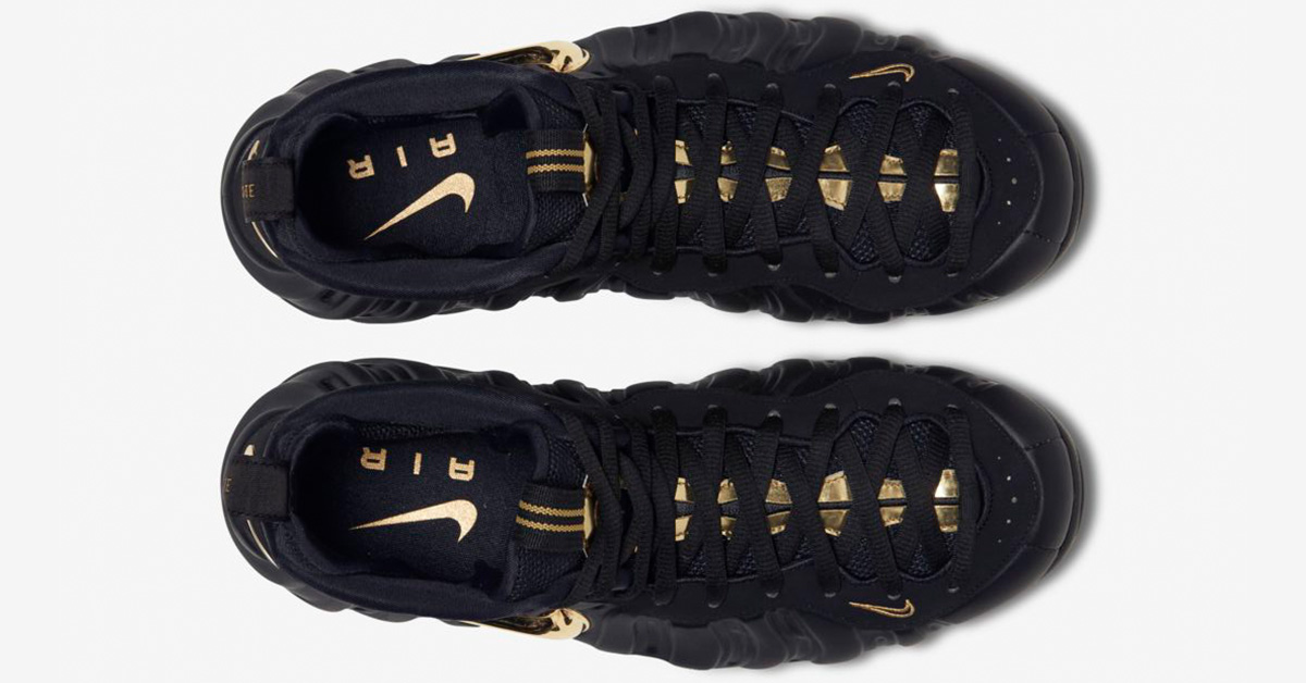 Nike Air Foamposite Pro Black Gold 624041-009