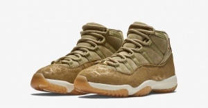 Nike Air Jordan 11 til kvinder Neutral Olive AR0715-200