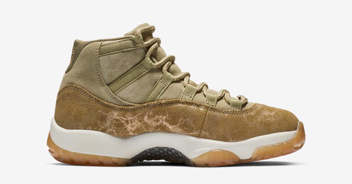 Nike Air Jordan 11 til kvinder Neutral Olive AR0715-200