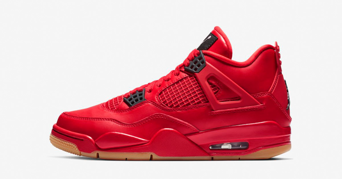 Nike Air Jordan 4 til Kvinder Røde