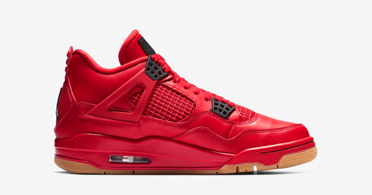 Nike Air Jordan 4 til Kvinder Røde