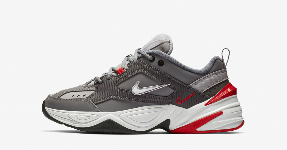 Nike M2K Tekno Grå Rød