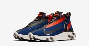 Nike React Runner Mid ISPA Blå Orange