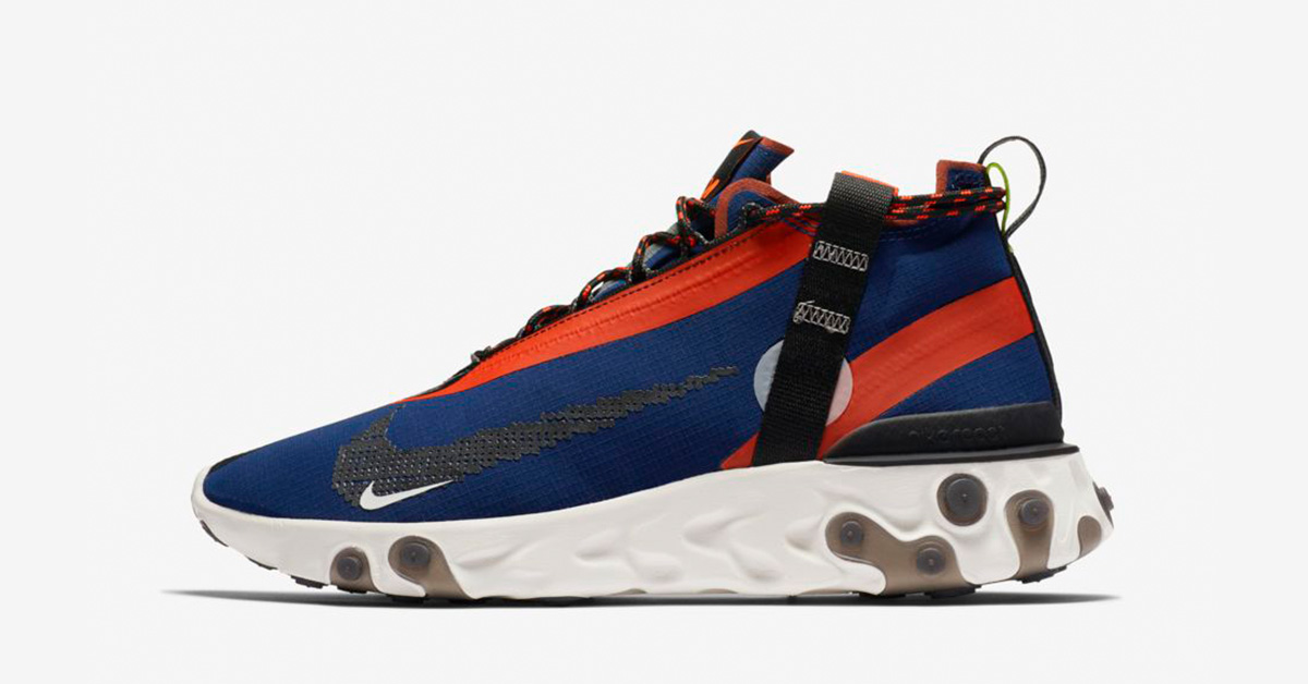 Nike React Runner Mid ISPA Blå Orange