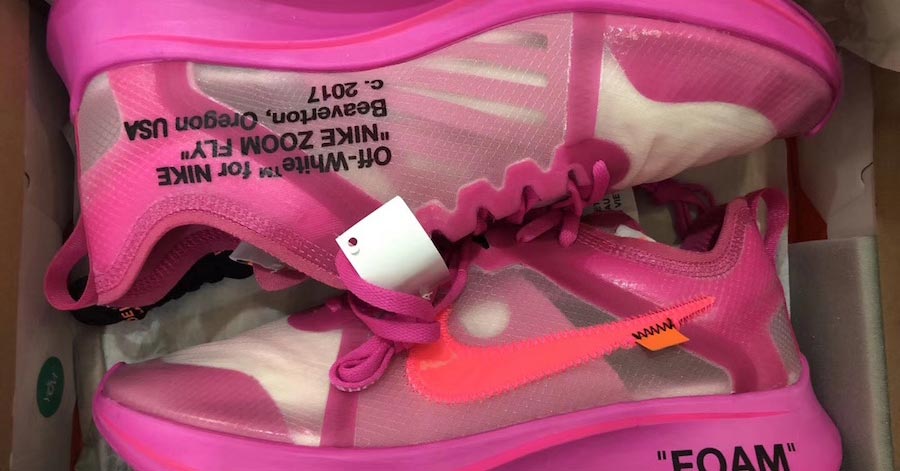 Off-White x Nike Zoom Fly SP Pink AJ4588-600