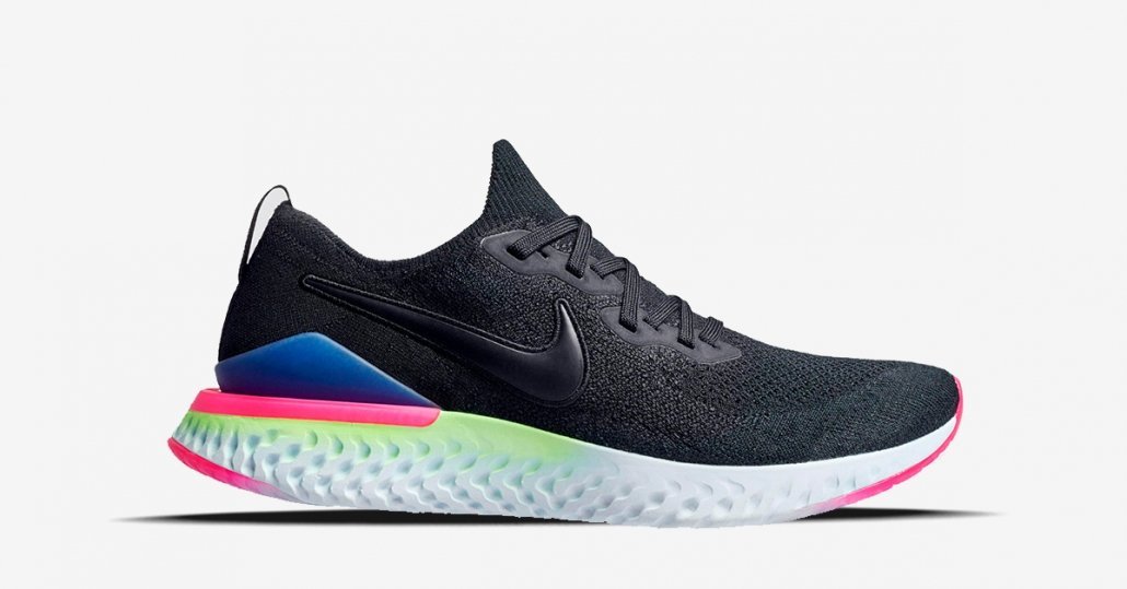 Nike Epic React Flyknit 2 Pixel Cool Sneakers