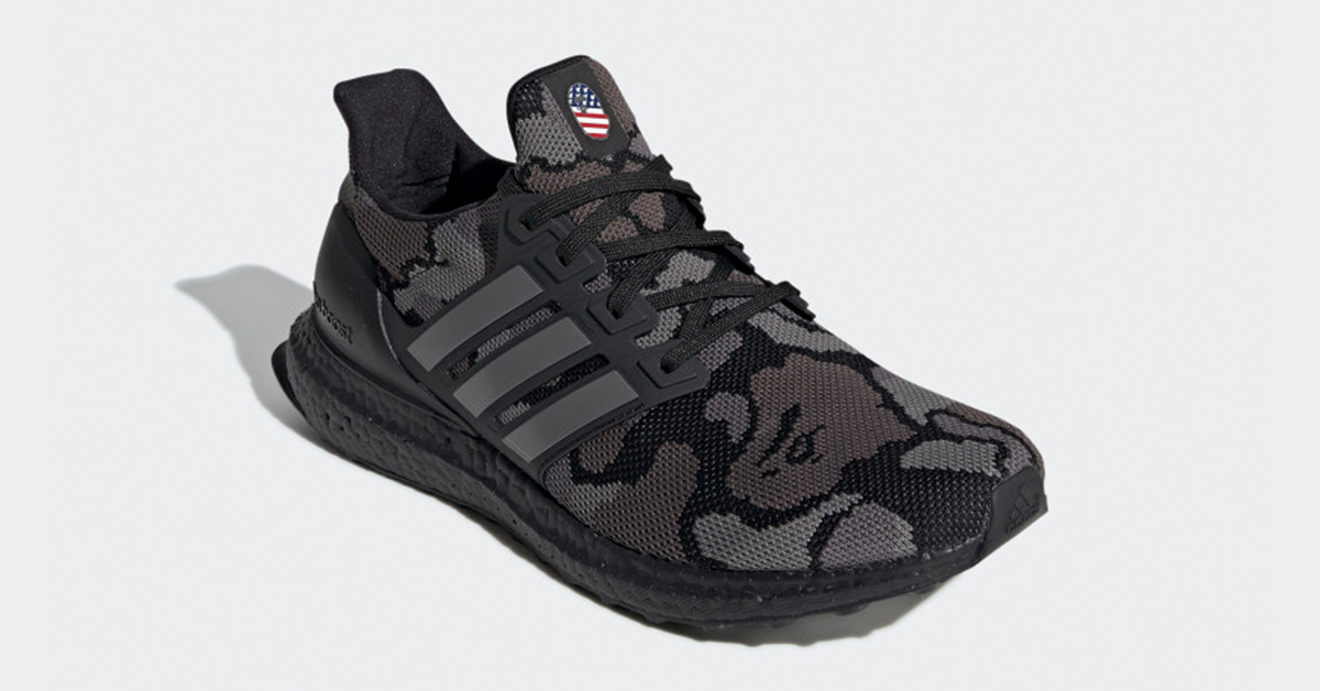 BAPE x Adidas Ultra Boost Black Camo G54784