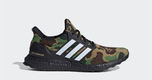 BAPE x Adidas Ultra Boost Green Camo F35097