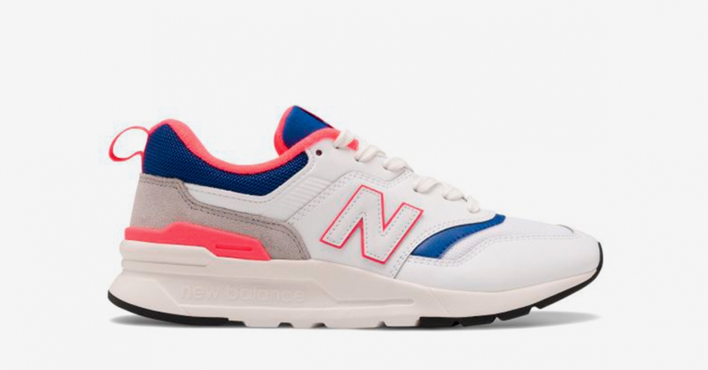 New Balance 997H Hvid Blå Pink CM997HAJ