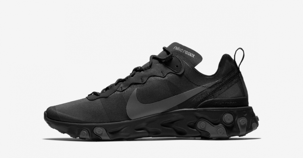 Nike React Element 55 Triple Black BQ6166-008