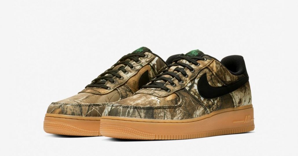 Realtree x Nike Air Force 1 Low Desert Woodland AO2441-001