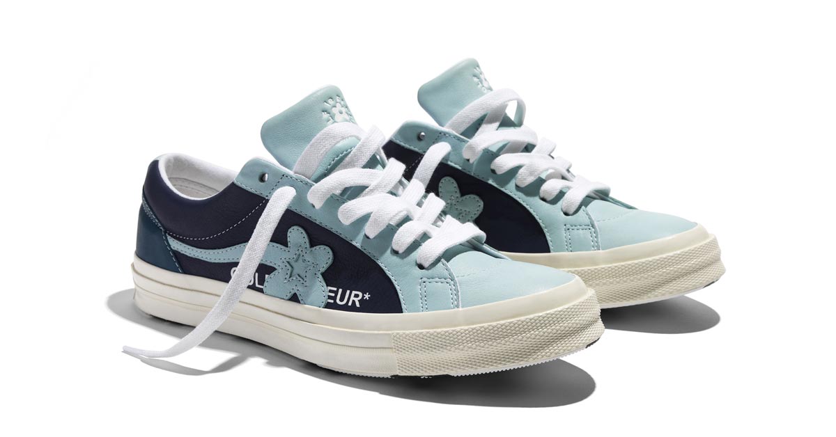 Converse x Golf Le Fleur Lyseblå