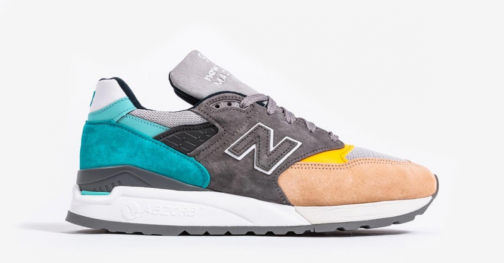 New Balance 998 Grå Blå M998AWB