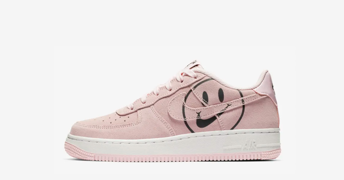 Nike Air Force 1 Low Pink Have a Nike Day GS til Børn