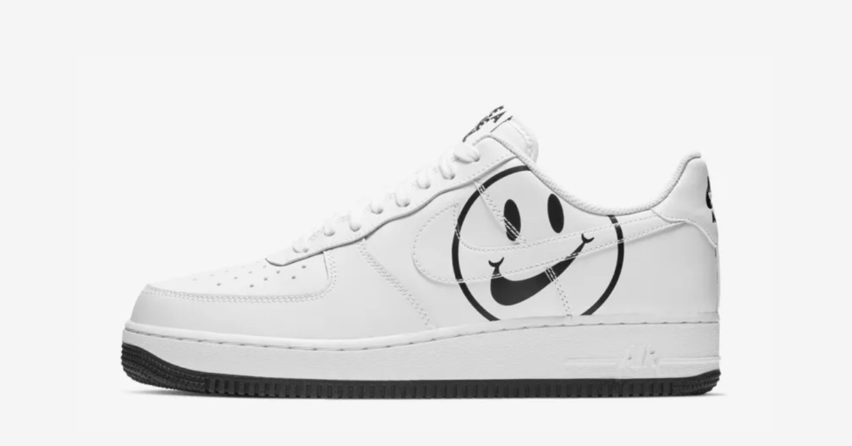 Nike Air Force 1 Low Hvid Sort Have a Nike Day