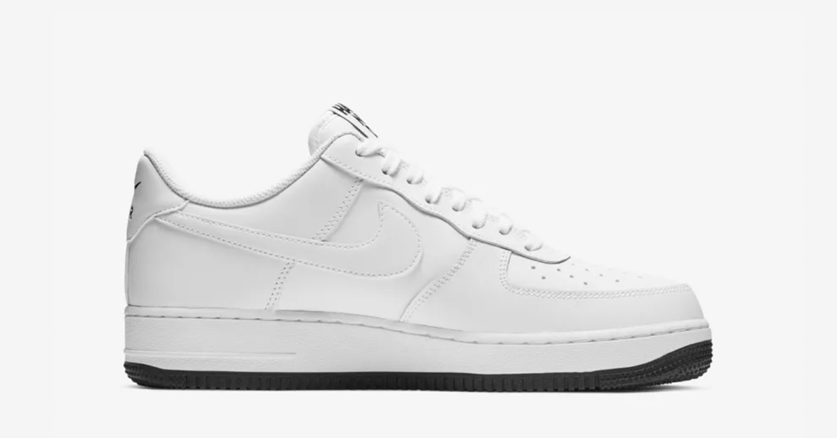 Nike Air Force 1 Low Hvid Sort Have a Nike Day