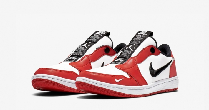 Nike Air Jordan 1 Low Slip-On Chicago til Kvinder