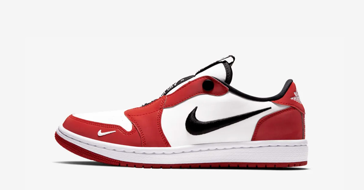 Nike Air Jordan 1 Low Slip-On Chicago til Kvinder