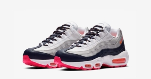 Nike Air Max 95 Pure Platinum Orange til Kvinder