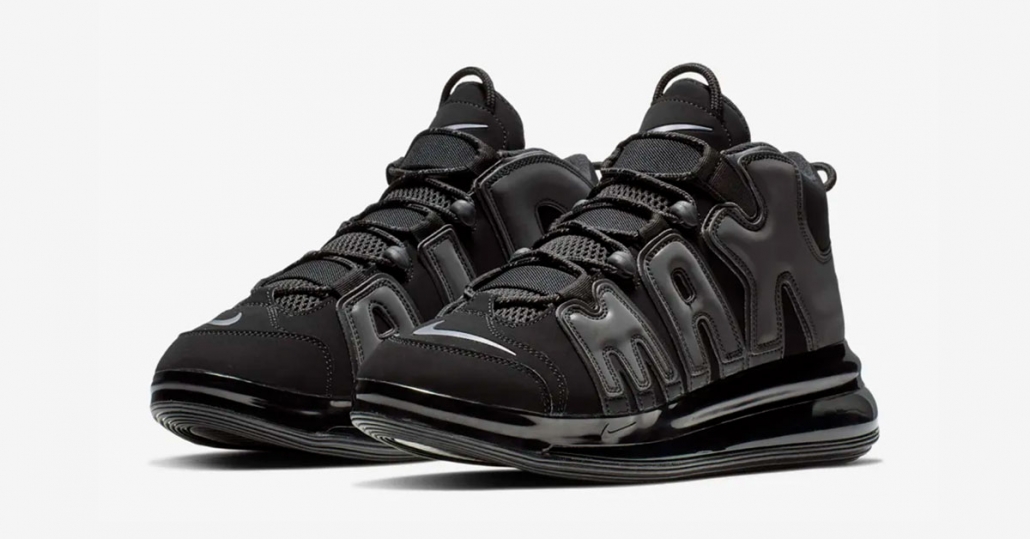 Nike Air More Uptempo 720 Triple Black