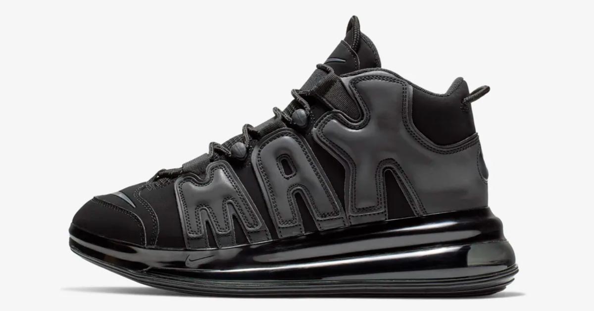 Nike Air More Uptempo 720 Triple Black