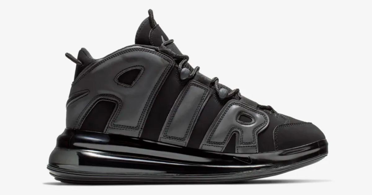 Nike Air More Uptempo 720 Triple Black