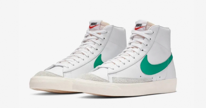 Nike Blazer Mid 77 Vintage Hvid Grøn BQ6806-300