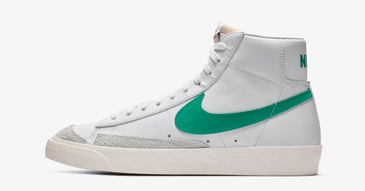 Nike Blazer Mid 77 Vintage Hvid Grøn BQ6806-300